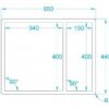 Clean-lined kitchen sink SCCA3415R6R0 - Image 2
