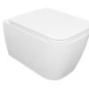 Quadra Wall Hung WC with Soft Close Seat - Image 3