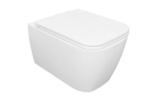 Quadra Wall Hung WC with Soft Close Seat - products quadra wall hung wc cream 2