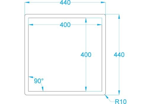 Dimensional Drawing: SCCA40R6R0