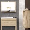 Cusco Oak Freestanding Vanity Unit 1200mm - Image 2