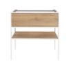 Santiago Oak Freestanding Vanity Unit 900mm - Image 4