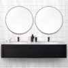 Quito Black Oak Vanity Unit 1850mm - Image 2