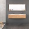 Quito Oak Wall Hung Vanity Unit 1850mm - Image 2