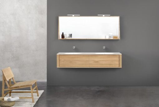 Quito Oak Wall Hung Vanity Unit 1850mm - products quito tgo 038017 corian top 2 washbasins tgo 058076 mirror 3 edt