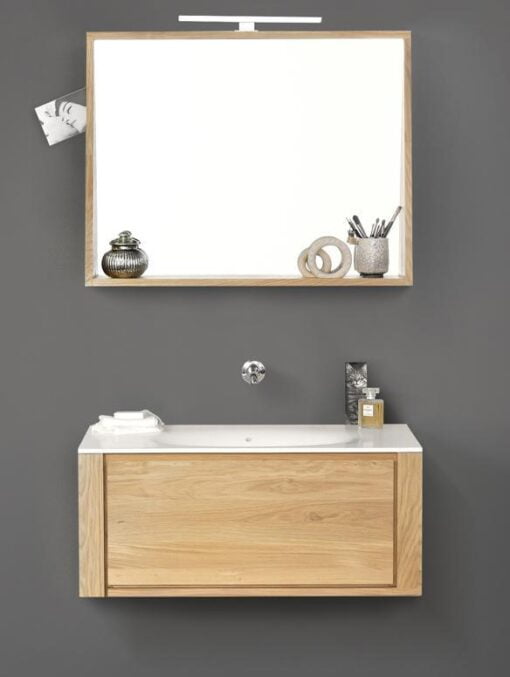 Quito Oak Wall Hung Vanity Unit 1200mm - products quito tgo 058102