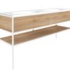 Santiago Oak Freestanding Vanity Unit 1850mm - Image 3