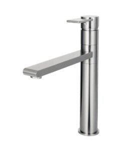 Stainless steel single-handle mixer tap