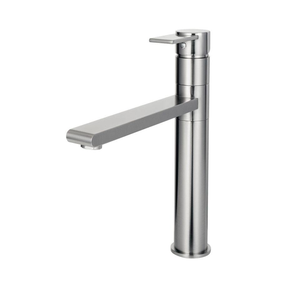 Stainless steel single-handle mixer tap