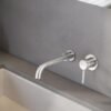 XL Vision Neo Stainless Steel Wall Mounted Single Basin Mixer - Image 2