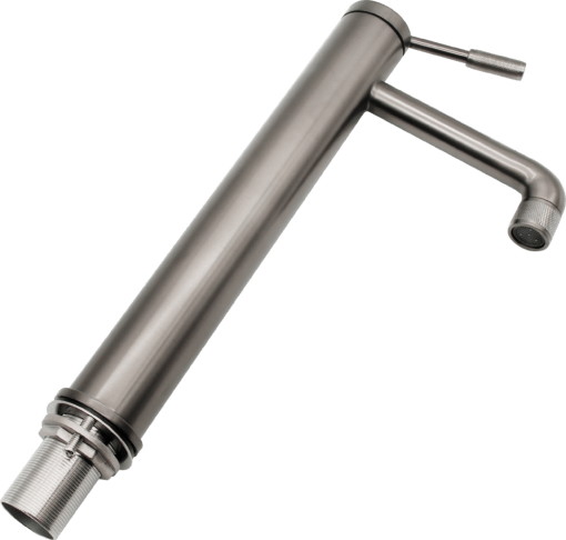 XL Vision Pro Stainless Steel Tall Basin Mixer - 2 Pro Tall Basin Mixer Brush Stainless Steel