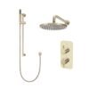XL Vision Neo Brushed Gold PVD Concealed Thermostatic Shower Set - Image 3