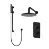 XL Vision Neo Matt Black Concealed Thermostatic Shower Set - Image 4
