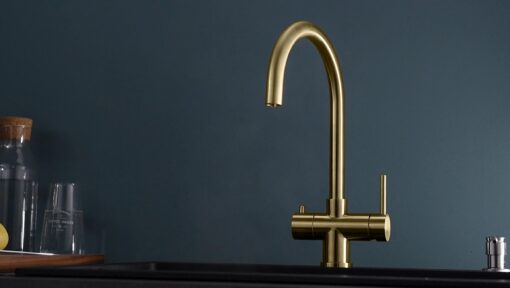 XL Vision - Neo Boiling Water Tap Brushed Gold PVD Finish - Neo Boiling Water Tap Brush Gold 1
