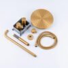 XL Vision Neo Brushed Rose Gold PVD Concealed Thermostatic Shower Set - Image 2