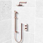 XL Vision Neo Brushed Rose Gold PVD Concealed Thermostatic Shower Set