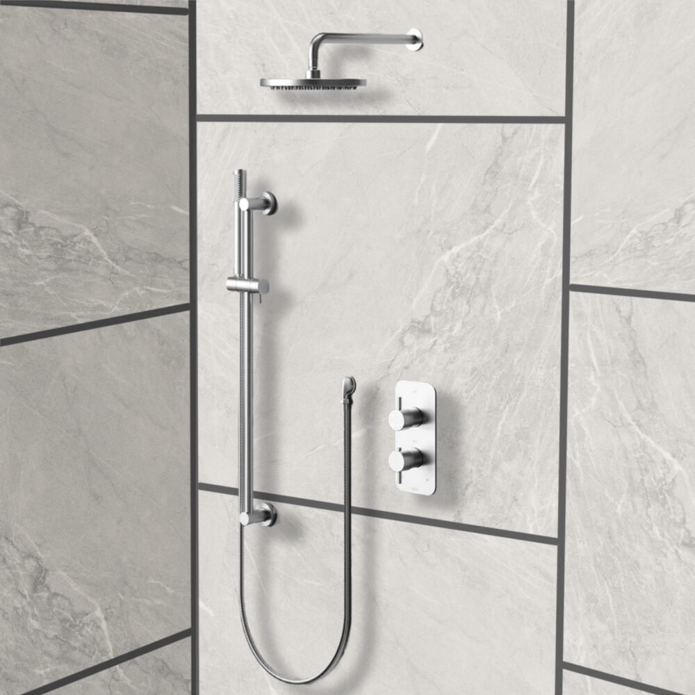 XL Vision - Neo Concealed Thermostatic Shower Set Stainless Steel - Neo Concealed ShowerStainlessSteel