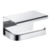 XL Vision Neo Brushed Gold Toilet Roll Holder - Image 2