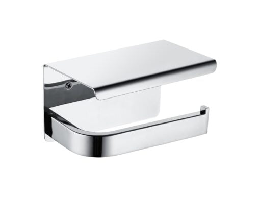 XL Vision Neo Brushed Gold Toilet Roll Holder - Neo Paper Holder Chrome
