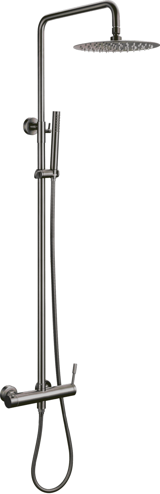XL Vision Neo Gunmetal PVD Thermostatic Shower Set - Image 3