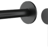 XL Vision Neo Matt Black Wall Mounted Single Basin Mixer - Image 3