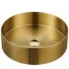 XL Vision Savoy Brushed Gold PVD Wash Basin - Image 2