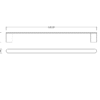 XL Vision Neo Mirror Towel Rail - Image 2