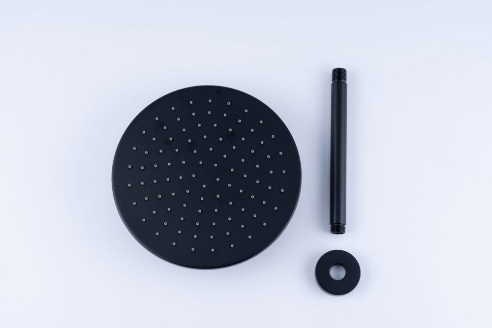 XL Vision - Neo Concealed Thermostatic Shower Set Matt Black Finish - Shower Head Set scaled