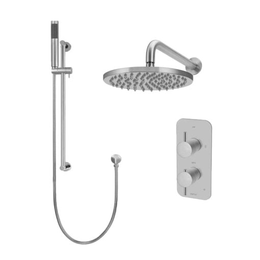 XL Vision Neo Stainless Steel Concealed Thermostatic Shower Set - Stainless Steel 1
