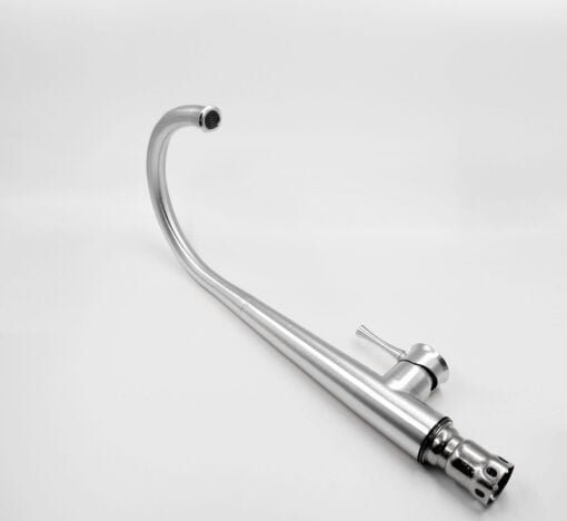 XL Vision - Teo Kitchen Mixer Tap Brushed Stainless Steel - Teo Kitchen Mixer Chrome 1 scaled