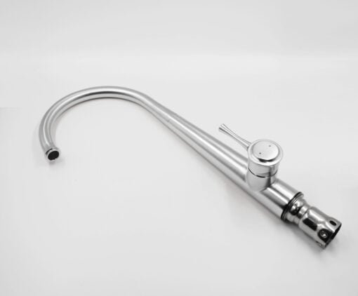 XL Vision - Teo Kitchen Mixer Tap Brushed Stainless Steel - Teo Kitchen Mixer Chrome scaled