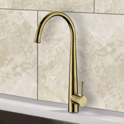 XL Vision - Teo Kitchen Mixer Brushed Gold PVD - Teo Kitchen Mixer Gold 1 1 scaled