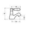 Margam Chrome Bath/Basin Mixer - Image 3