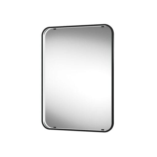Black Rectangular Mirror 700 x 500mm - 700mm x 500mm Black