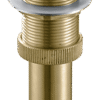 XL Vision Brushed Gold PVD Basin Pop Up Waste Overflow - Image 2