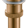 XL Vision Brushed Gold PVD Basin Pop Up Waste Overflow - Image 2
