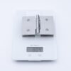 XL Vision Matt Black Shower Glass 180° Hinge - Image 3