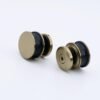 XL Vision Brushed Gold PVD Double Door Application Set for Corner Shower - Image 3