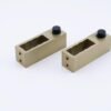 XL Vision Brushed Gold PVD Double Door Application Set for Corner Shower - Image 7
