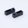XL Vision Matt Black Corner Shower Door Application Set - Image 6