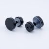 XL Vision Matt Black Corner Shower Door Application Set - Image 4