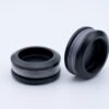 XL Vision Matt Black Corner Shower Door Application Set - Image 3