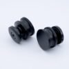 XL Vision Matt Black Corner Shower Door Application Set - Image 2