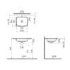 Undercounter Rectangular Basin 500mm - Image 2