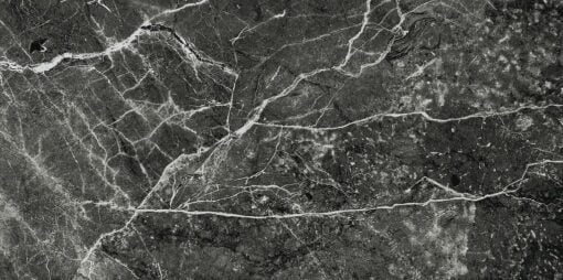 Graphite Galaxy Grey Polished Marble Effect Porcelain Tile - Graphite Galaxy 2