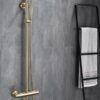 Gold Thermostatic Shower Set