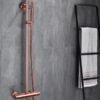XL Vision  Neo Brushed Rose Gold PVD Thermostatic Shower Set - Image 3