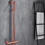 XL Vision  Neo Brushed Rose Gold PVD Thermostatic Shower Set