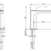Treemme Hask Washbasin Mixer 100 - Image 4