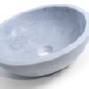Bardiglio Blue Honed Marble Nova Basin - Image 2